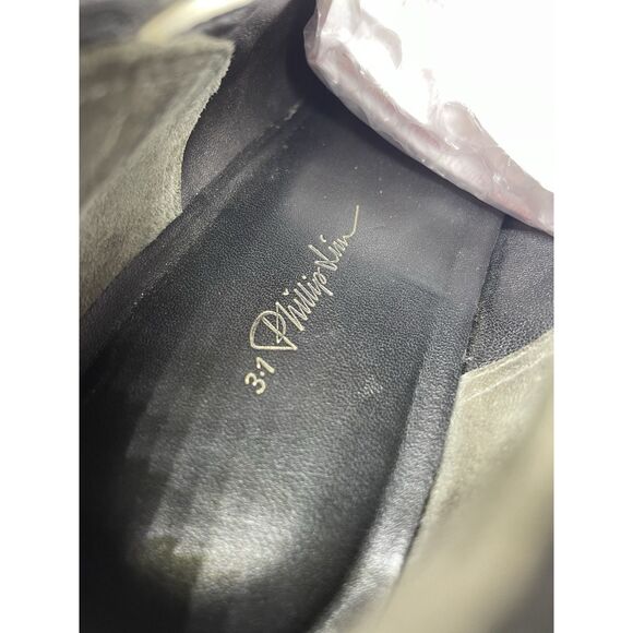 3.1 Phillip Lim White Leather Black Oxfords Lace Up Shoes Women Sz 40EU/9.5M US - Picture 9 of 16